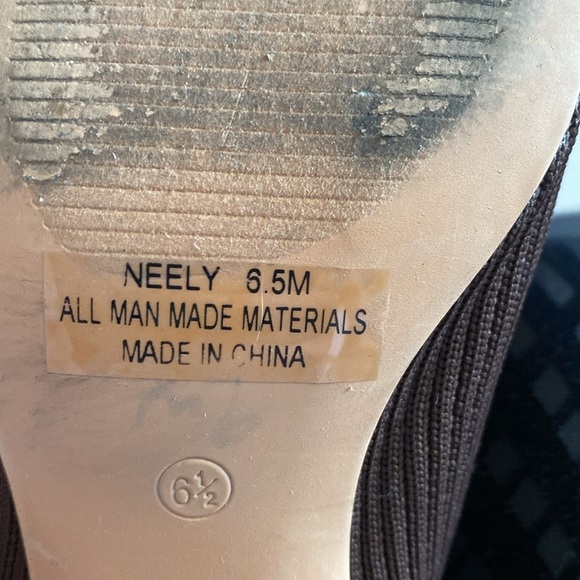 Brown Ankle Boots - sock Boots - Picture 3 of 6